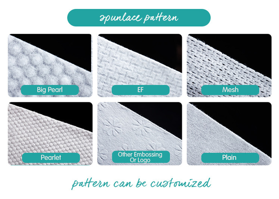 Chiffons compostables organiques de massage facial humide de l'eau de bébé d'ODM d'OEM pour les surfaces de nettoyage