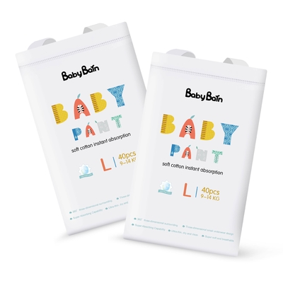 La couche-culotte de bébé halète la culotte nouveau-née de formation de couche-culotte de bébé de grande taille jetable pour des enfants