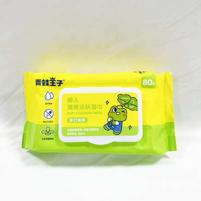 OEM Logo Hand Sanitizing Wet Wipes privé 50pcs sans alcool