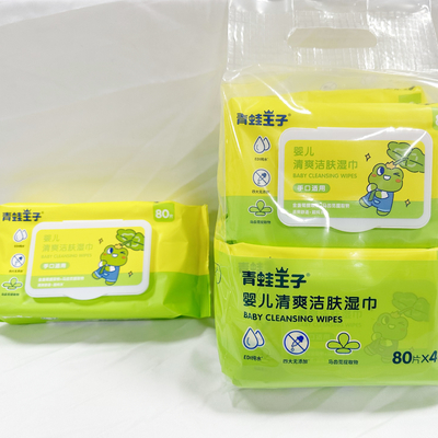 OEM Logo Hand Sanitizing Wet Wipes privé 50pcs sans alcool