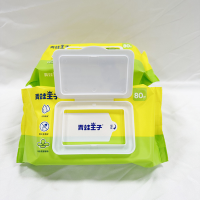 Le bébé humide de nettoyage qui respecte les peaux mou de chiffons essuie de la porcelaine pour le bébé