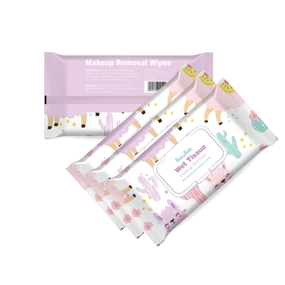 Inodore composez le nettoyage de solvant essuie les chiffons humides jetables doux pour tous les types de peau