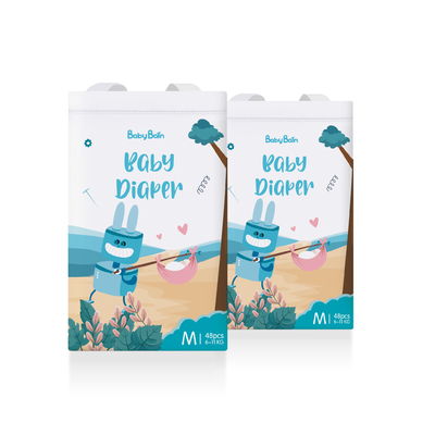 Couches-culottes chaudes de bébé de vente 1 absorption respirable jetable de taille en vrac