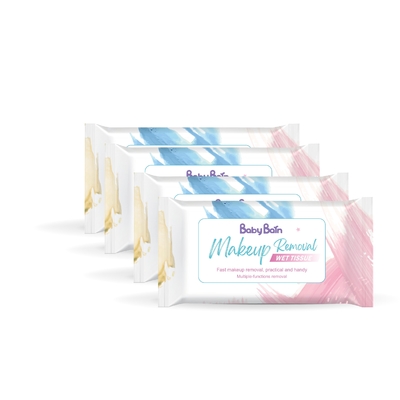 Logo Organic Facial Cleansing fait sur commande en gros et adoucir pour composer des chiffons de visage de solvant pour des femmes