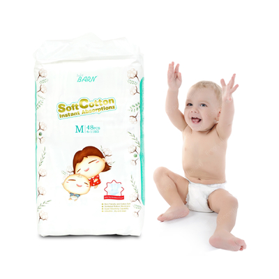 couche-culotte en gros de couches de couches-culottes jetables absorbantes superbes faites sur commande de bébé de la Manche de prévention de la fuite 3D de fabricant