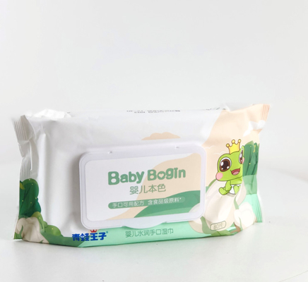 La marque de distributeur adaptée aux besoins du client a comprimé la poussée jetable de serviettes humides nettoyant les chiffons humides en plastique