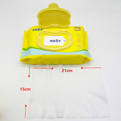 Le bébé biodégradable de Flushable de tissu humide de tissu d'usine essuie inodore