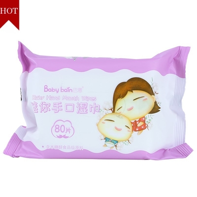 Le bébé mou de coton jetable de marque de distributeur essuie des fabricants chinois