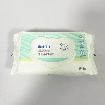 Chiffons humides amicaux sensibles mous mignons de prix usine de marque de distributeur pour le bébé