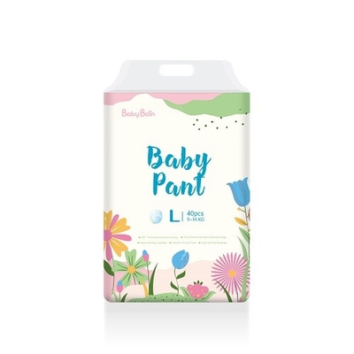 Le bébé de coton d'OEM ou d'ODM tirent vers le haut le haut pantalon de formation d'absorption de pantalon