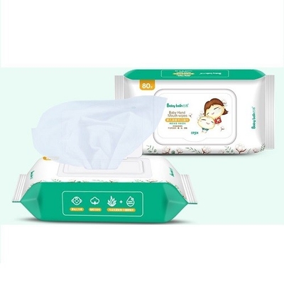 Peau de bébé de boîte et d'emballage de sac nettoyant les chiffons humides jetables colorés