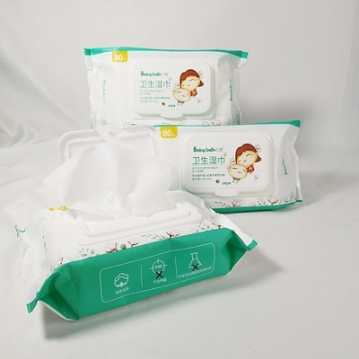99,9% chiffons de nettoyage de nettoyage doux de visage de l'eau pure sans couverture