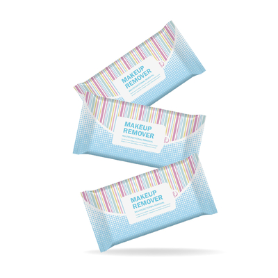 Chiffons humides jetables de nettoyage d'adultes d'enfants de peau de Spunlace sans couverture