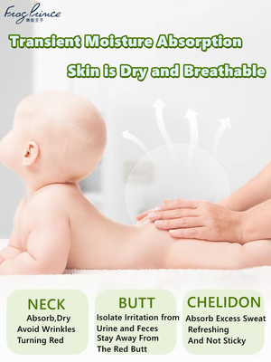 Le bébé doux et calmant des soins de la peau 140g écrèment l'anti poudre de la chaleur épineuse