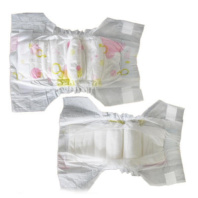 OEM somnolent jetable ultra doux de couches de bébé du blanc 3D Leakguard d'ADL