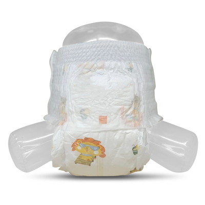 Non les textiles tissés tirent vers le haut la couche-culotte de bébé jetable avec la ceinture 360° élastique