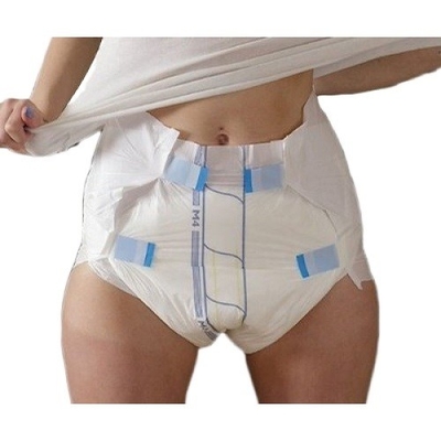 couche-culotte adulte jetable de la Manche de prévention de la fuite 3D non tissée