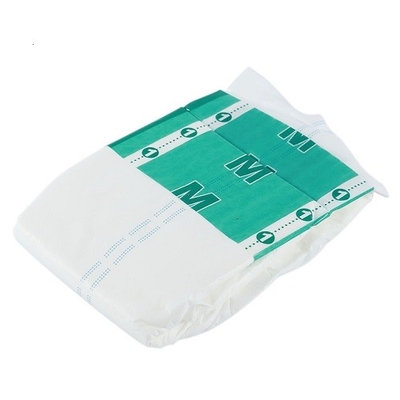 doux respirant de bande magique de couche-culotte adulte jetable du tissu 100g non tissé