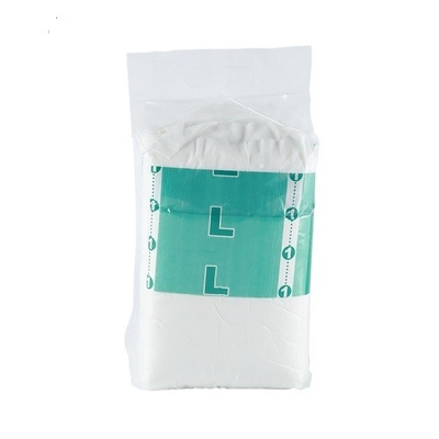 doux respirant de bande magique de couche-culotte adulte jetable du tissu 100g non tissé