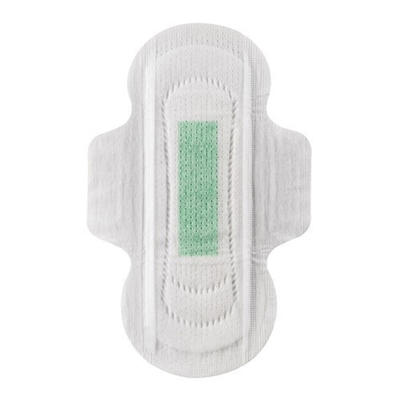 Protections sanitaires confortables féminines à ailes de la protection 245mm de coton pour l'usage quotidien