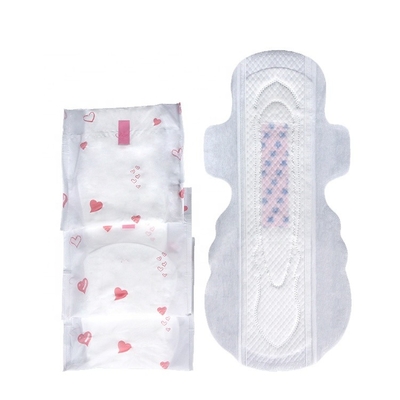 Serviette hygiénique respirable ultra mince 240mm de coton de feuille de dessus de coton