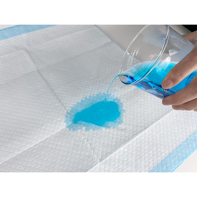 L'urine d'animal familier absorbent le papier de protection, Fabric+fluff non tissé et l'animal familier jetable de SAP+PE capitonne 13g