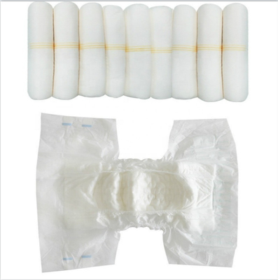 Bande magique de couche-culotte adulte jetable extérieure sèche de soin non tissée