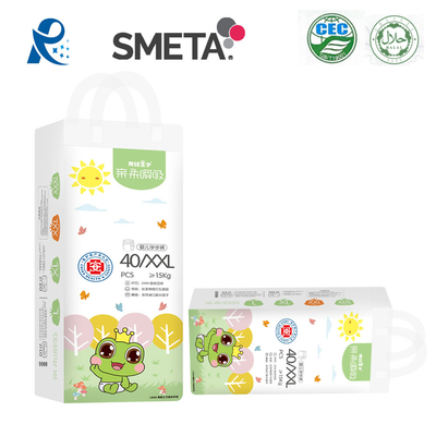 Couche absorbante de l'indicateur 480ml de couche-culotte jetable humide de bébé doucement non tissée