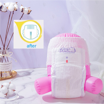 Les Pullups absorbants de noyau de papier ultra mince de sève tirent vers le haut la formation de couche-culotte de bébé