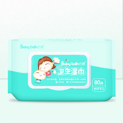 Chiffons humides jetables mous tuant Staphylococcus aureus ≥99.99% de Rate Of Escherichia Coli And