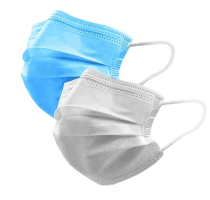 Masque protecteur jetable d'Earloop de catégorie pharmaceutique Earloop élastique 17.5x9.5cm