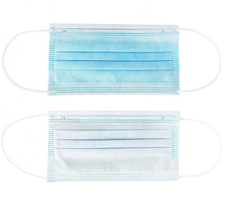 Masque protecteur jetable d'Earloop de catégorie pharmaceutique Earloop élastique 17.5x9.5cm