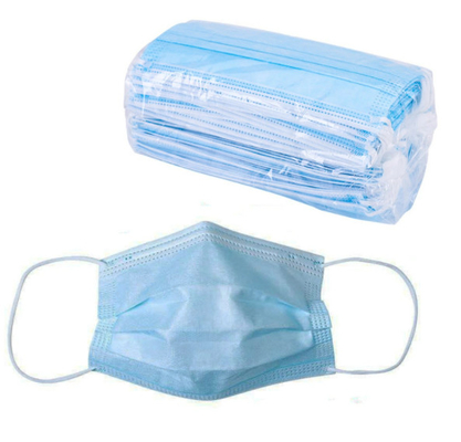 Masque protecteur jetable d'Earloop de catégorie pharmaceutique Earloop élastique 17.5x9.5cm