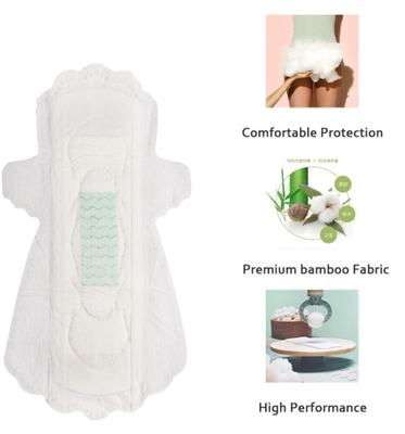 Serviettes hygiéniques pures confortables superbes de dames d'anion de coton au-dessus d'utilisation de nuit