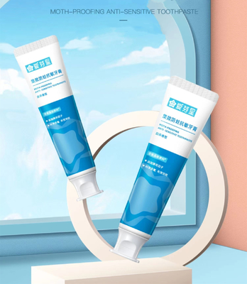Blanchissant la pâte dentifrice sensible de dents d'anti cavité aucun Sugar Added