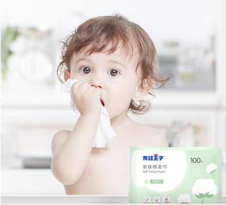 80 chiffons humides de nettoyage jetables organiques de tissu de bébé de l'eau pure de bébé de PCS