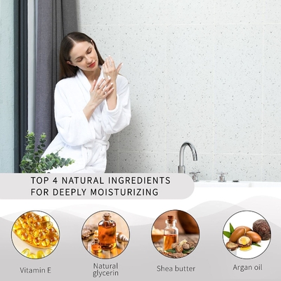 Hydrater les ingrédients naturels organiques de lotion de corps de soins de la peau