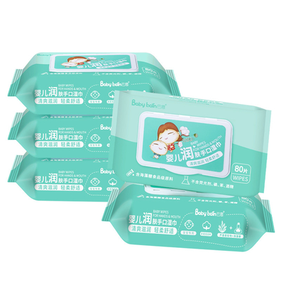 Chiffons humides jetables 80pcs d'ODM d'OEM