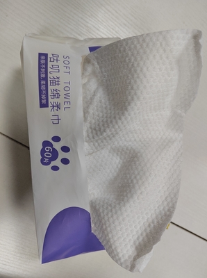 Passages à sec d'un chiffon jetables non tissés de coton pour des soins de la peau de bébés