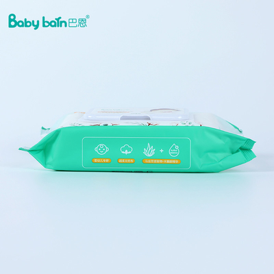 Chiffons humides jetables biodégradables de confort écologique pour le bébé et l'adulte