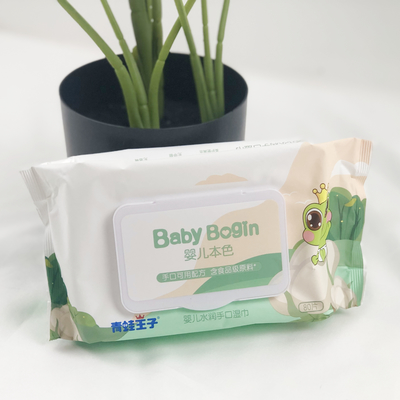 Chiffons humides jetables biodégradables de confort écologique pour le bébé et l'adulte