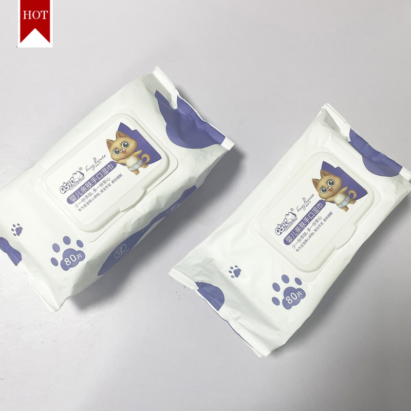 Le fabricant d'OEM Chine que Baby Wet Wipes offre le meilleur pour le bébé essuie des chiffons de bébé de peau sensible