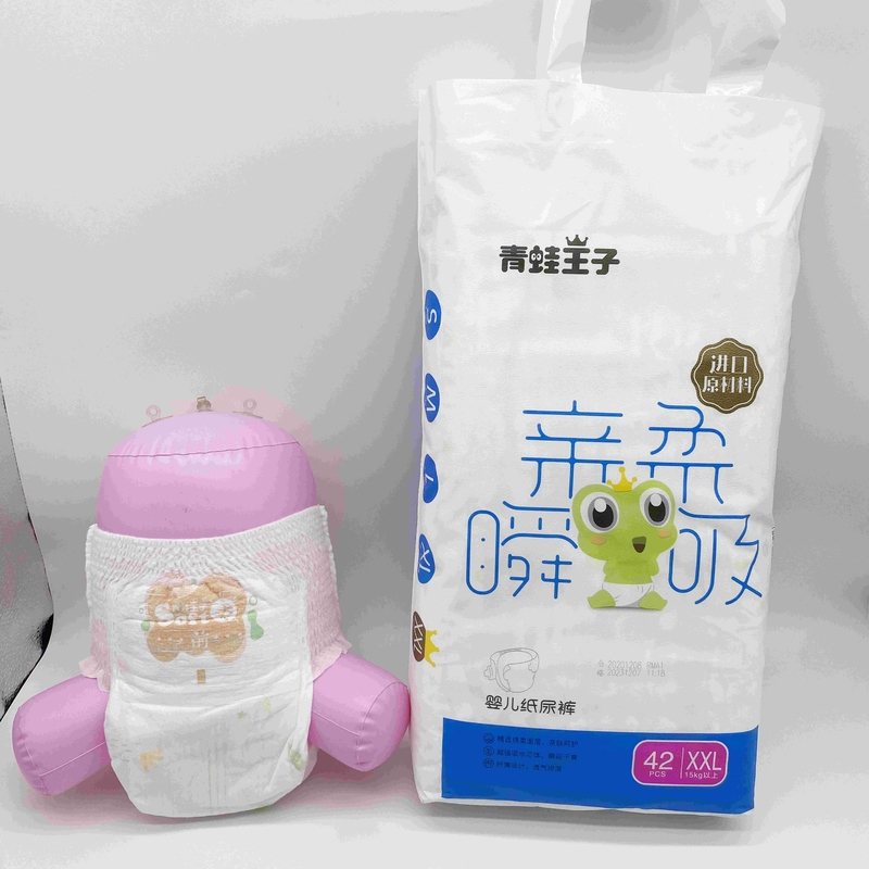 Produits en gros de bébé de qualité ultra absorbants pour les couches-culottes sèches de bébé de jour ou de nuit