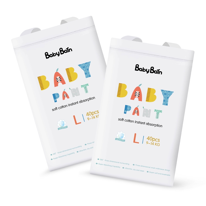La couche-culotte de bébé halète la culotte nouveau-née de formation de couche-culotte de bébé de grande taille jetable pour des enfants