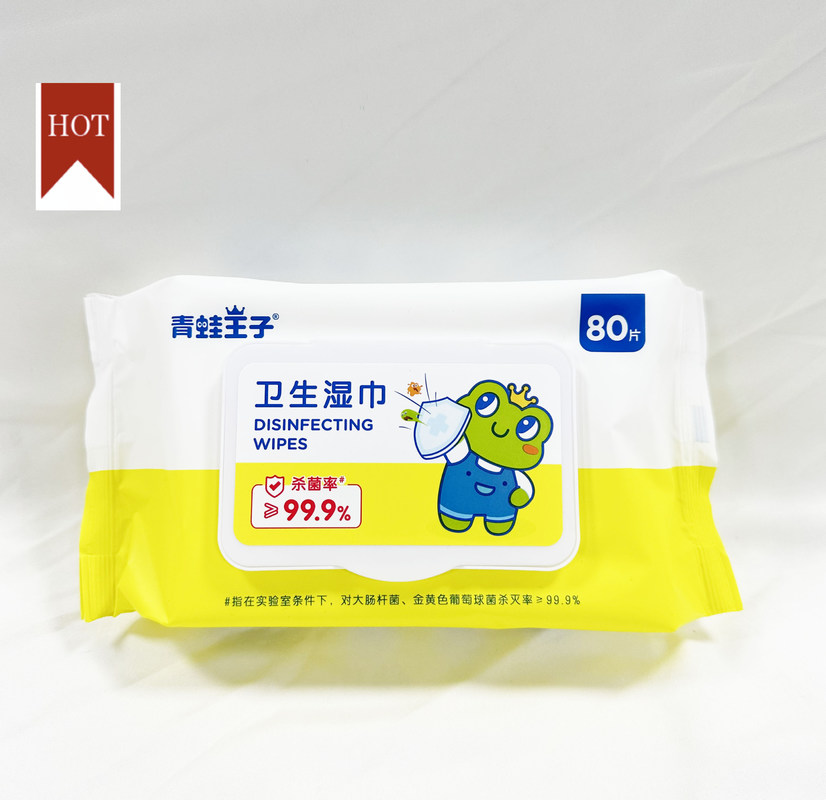 De Spunlace chiffon humide jetable de textile tissé non pour des adultes d'enfants