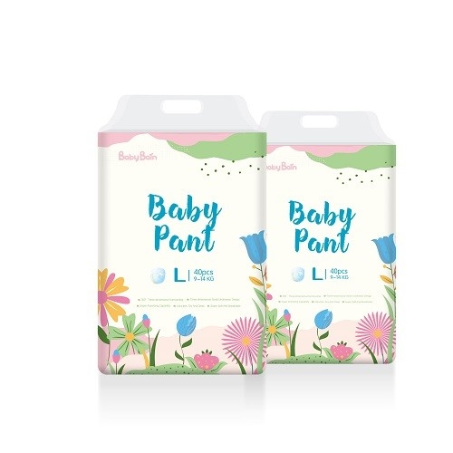 Le bébé de coton d'OEM ou d'ODM tirent vers le haut le haut pantalon de formation d'absorption de pantalon