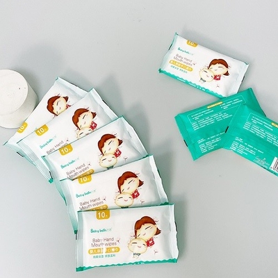 99,9% chiffons de nettoyage de nettoyage doux de visage de l'eau pure sans couverture