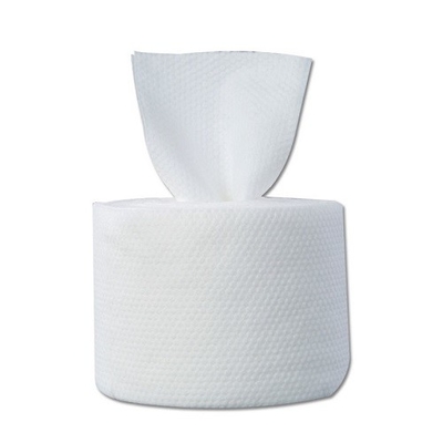 Doux jetable de emballage en plastique du coton 60g de passages à sec d'un chiffon