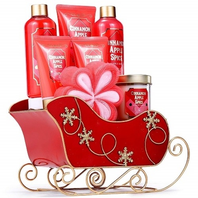 Le cadeau de emballage de gel de douche de bouteille en plastique quotidienne d'utilisation a placé le parfum de fraise